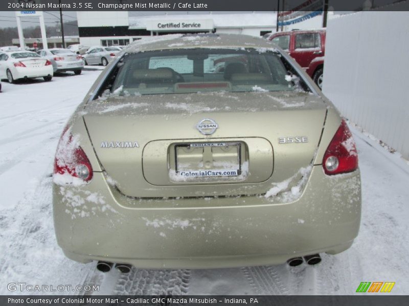 Champagne Mist Metallic / Cafe Latte 2004 Nissan Maxima 3.5 SE