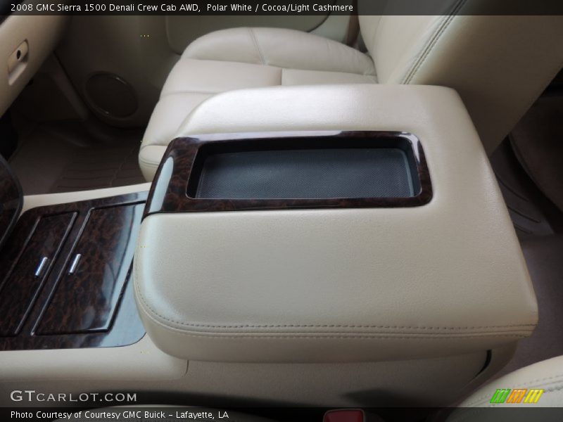 Polar White / Cocoa/Light Cashmere 2008 GMC Sierra 1500 Denali Crew Cab AWD