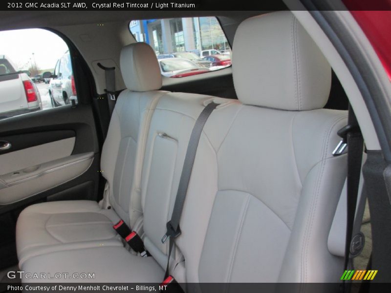 Crystal Red Tintcoat / Light Titanium 2012 GMC Acadia SLT AWD