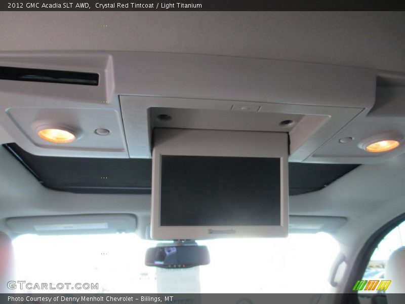 Crystal Red Tintcoat / Light Titanium 2012 GMC Acadia SLT AWD
