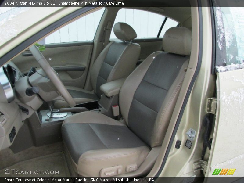 Champagne Mist Metallic / Cafe Latte 2004 Nissan Maxima 3.5 SE
