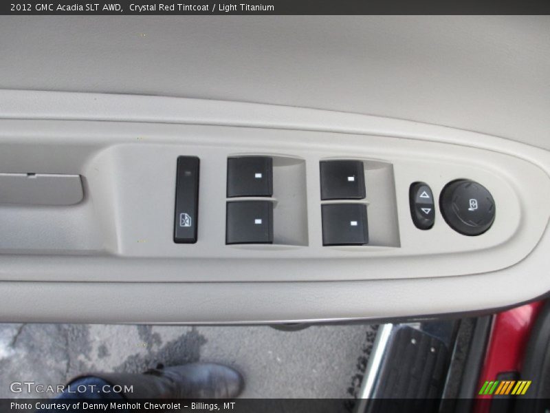 Crystal Red Tintcoat / Light Titanium 2012 GMC Acadia SLT AWD