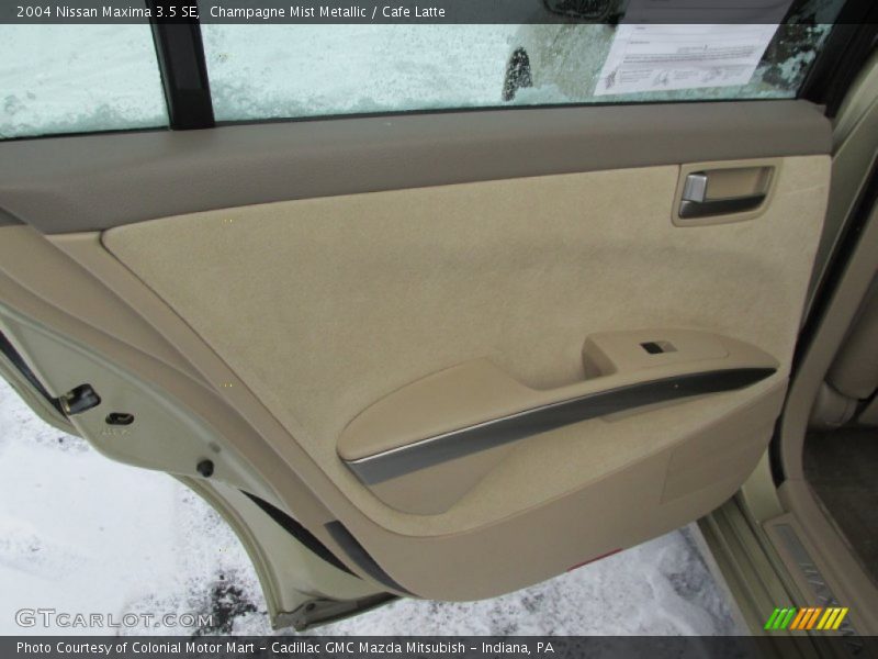 Champagne Mist Metallic / Cafe Latte 2004 Nissan Maxima 3.5 SE