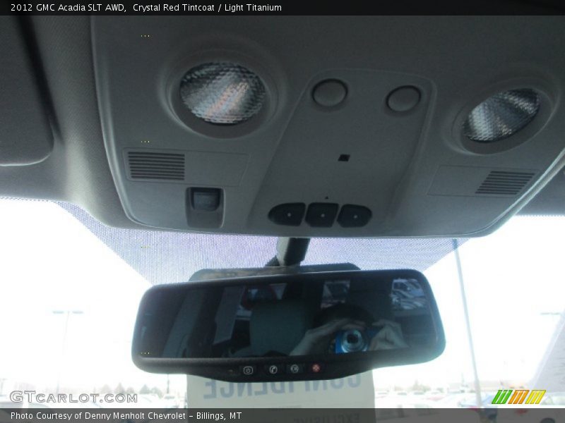 Crystal Red Tintcoat / Light Titanium 2012 GMC Acadia SLT AWD