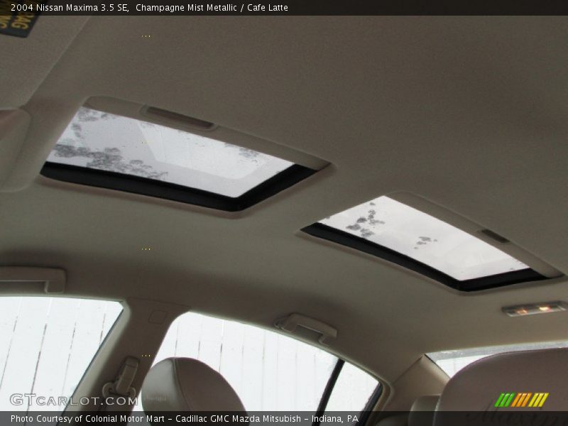 Champagne Mist Metallic / Cafe Latte 2004 Nissan Maxima 3.5 SE