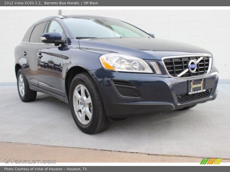 Barrents Blue Metallic / Off Black 2012 Volvo XC60 3.2