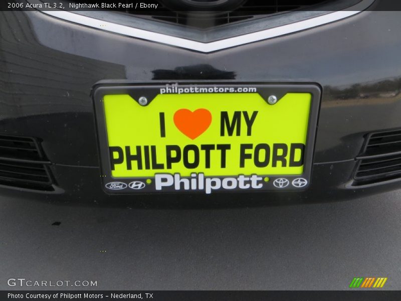Nighthawk Black Pearl / Ebony 2006 Acura TL 3.2