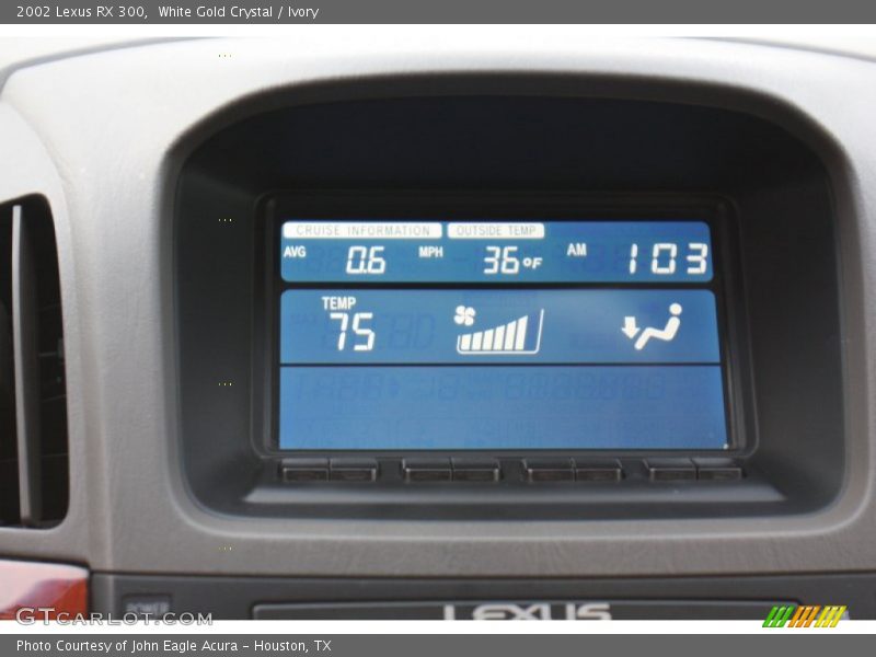 White Gold Crystal / Ivory 2002 Lexus RX 300