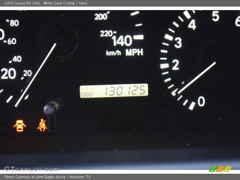 White Gold Crystal / Ivory 2002 Lexus RX 300