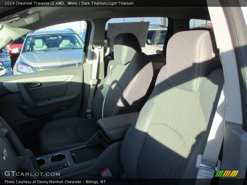 White / Dark Titanium/Light Titanium 2014 Chevrolet Traverse LS AWD