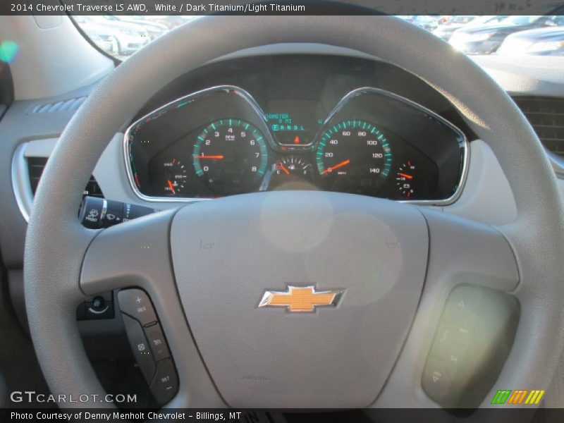 White / Dark Titanium/Light Titanium 2014 Chevrolet Traverse LS AWD