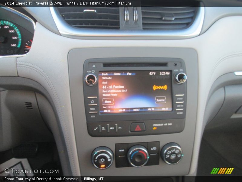 White / Dark Titanium/Light Titanium 2014 Chevrolet Traverse LS AWD