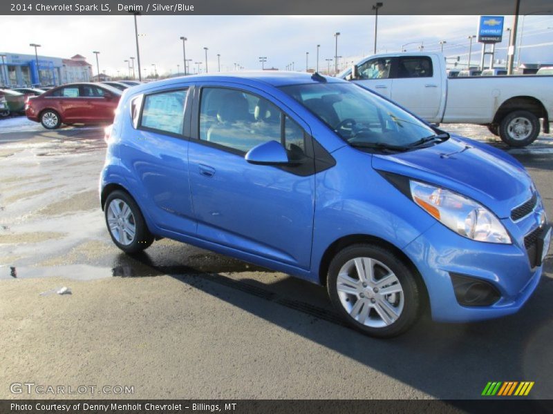 Denim / Silver/Blue 2014 Chevrolet Spark LS