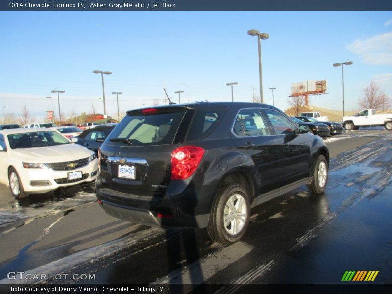 Ashen Gray Metallic / Jet Black 2014 Chevrolet Equinox LS