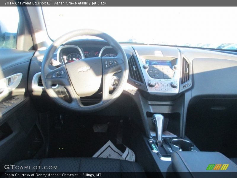 Ashen Gray Metallic / Jet Black 2014 Chevrolet Equinox LS