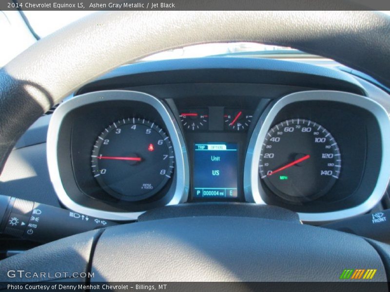 Ashen Gray Metallic / Jet Black 2014 Chevrolet Equinox LS