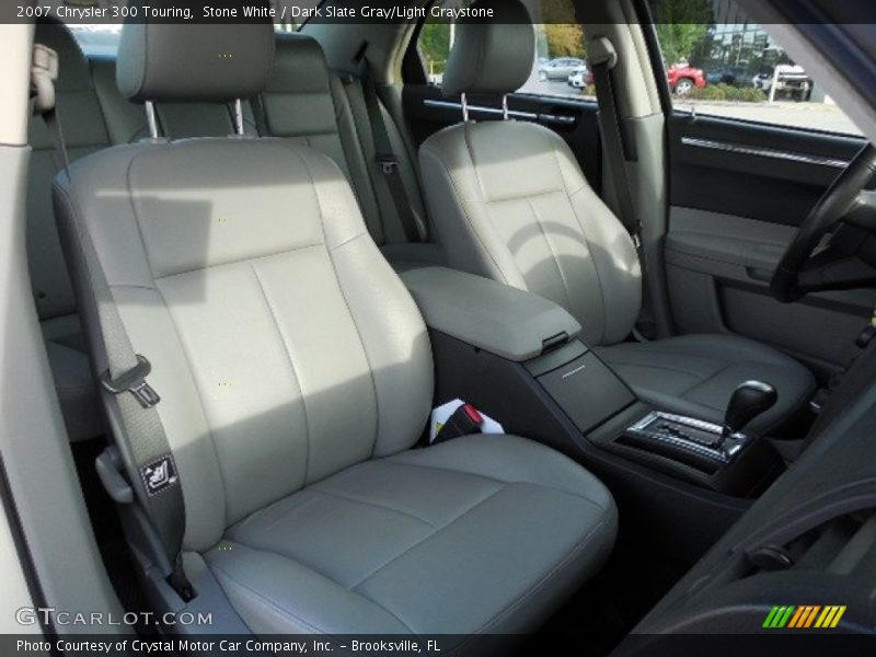 Stone White / Dark Slate Gray/Light Graystone 2007 Chrysler 300 Touring