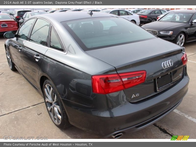 Daytona Grey Pearl Effect / Black 2014 Audi A6 3.0T quattro Sedan