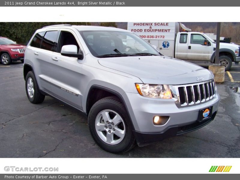 Bright Silver Metallic / Black 2011 Jeep Grand Cherokee Laredo 4x4