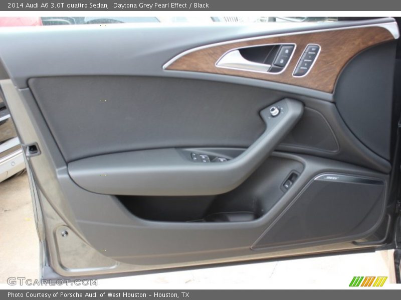 Daytona Grey Pearl Effect / Black 2014 Audi A6 3.0T quattro Sedan