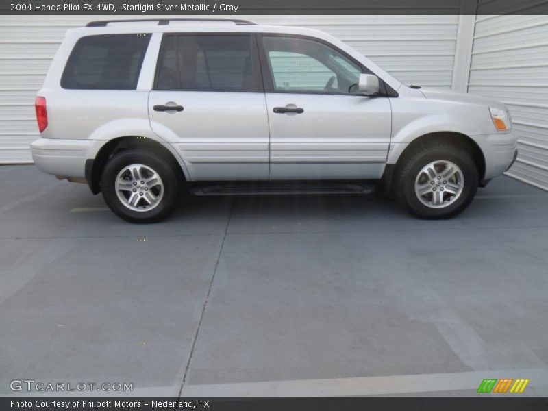 Starlight Silver Metallic / Gray 2004 Honda Pilot EX 4WD