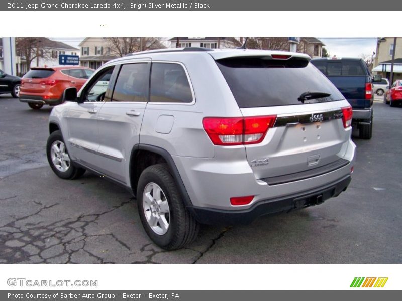 Bright Silver Metallic / Black 2011 Jeep Grand Cherokee Laredo 4x4