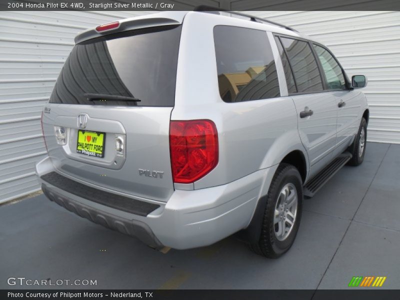Starlight Silver Metallic / Gray 2004 Honda Pilot EX 4WD
