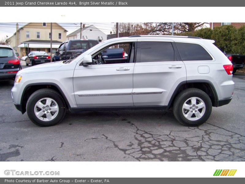 Bright Silver Metallic / Black 2011 Jeep Grand Cherokee Laredo 4x4