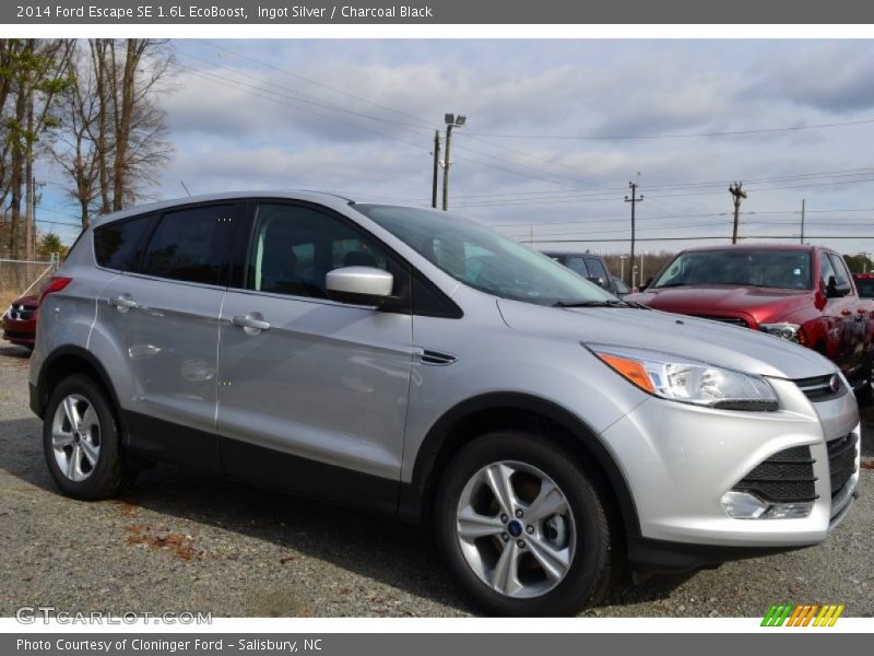Ingot Silver / Charcoal Black 2014 Ford Escape SE 1.6L EcoBoost