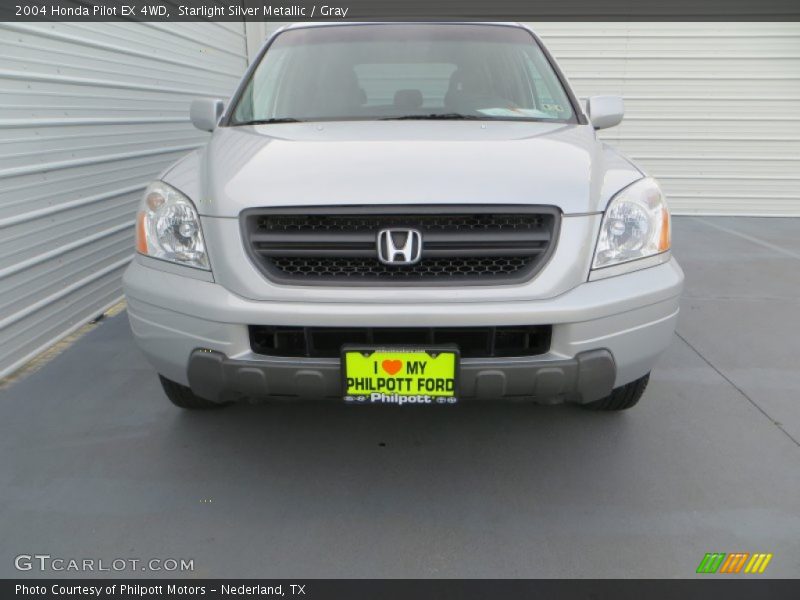 Starlight Silver Metallic / Gray 2004 Honda Pilot EX 4WD