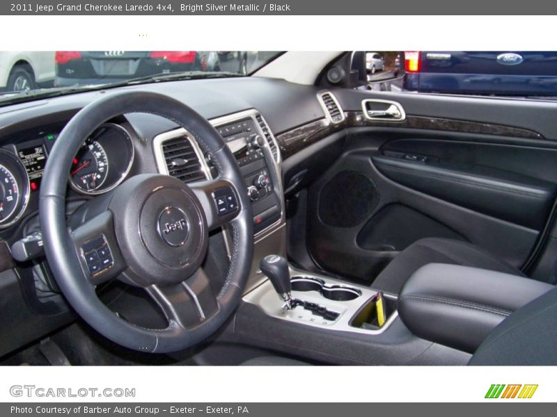 Bright Silver Metallic / Black 2011 Jeep Grand Cherokee Laredo 4x4
