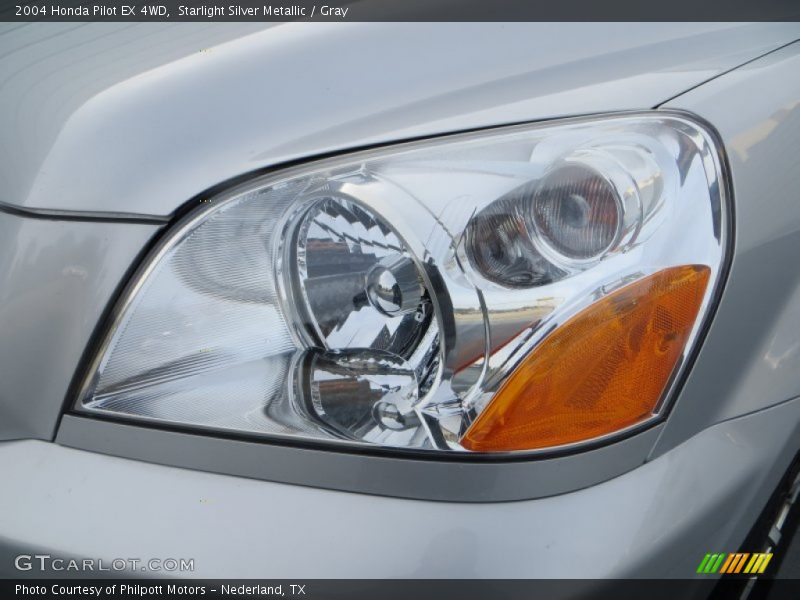 Starlight Silver Metallic / Gray 2004 Honda Pilot EX 4WD