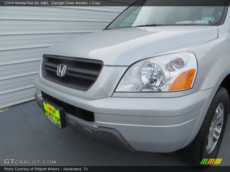 Starlight Silver Metallic / Gray 2004 Honda Pilot EX 4WD
