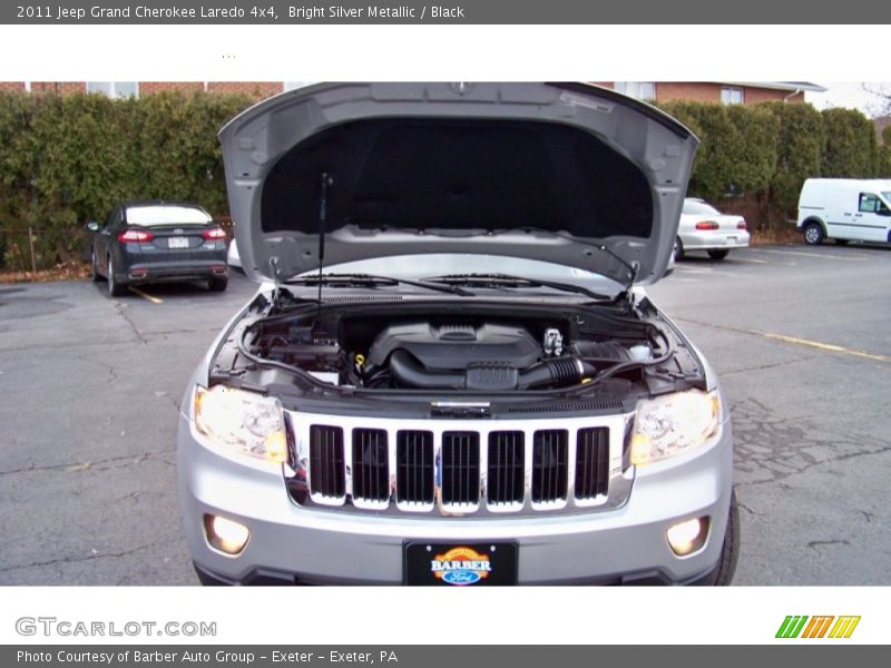Bright Silver Metallic / Black 2011 Jeep Grand Cherokee Laredo 4x4