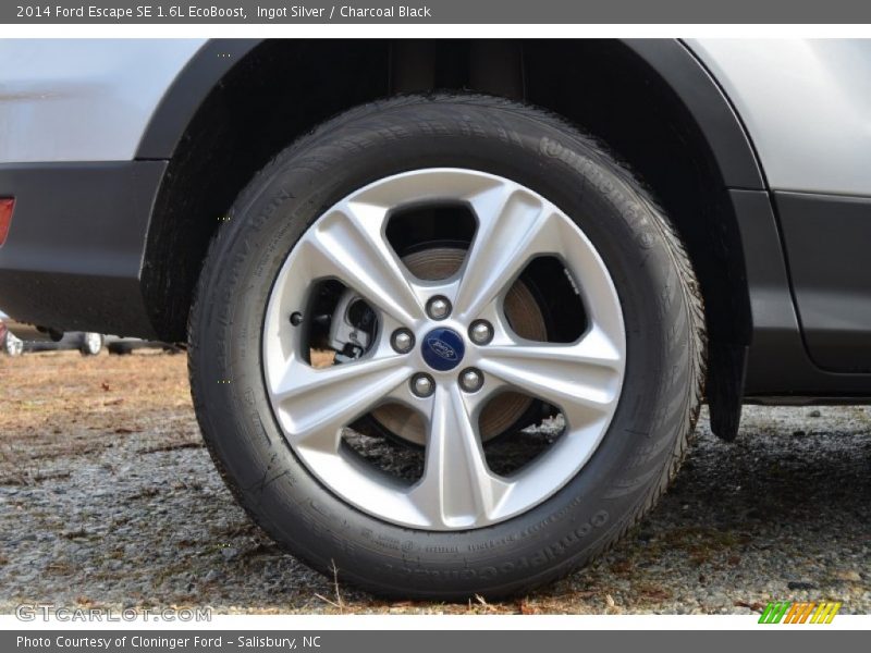 Ingot Silver / Charcoal Black 2014 Ford Escape SE 1.6L EcoBoost
