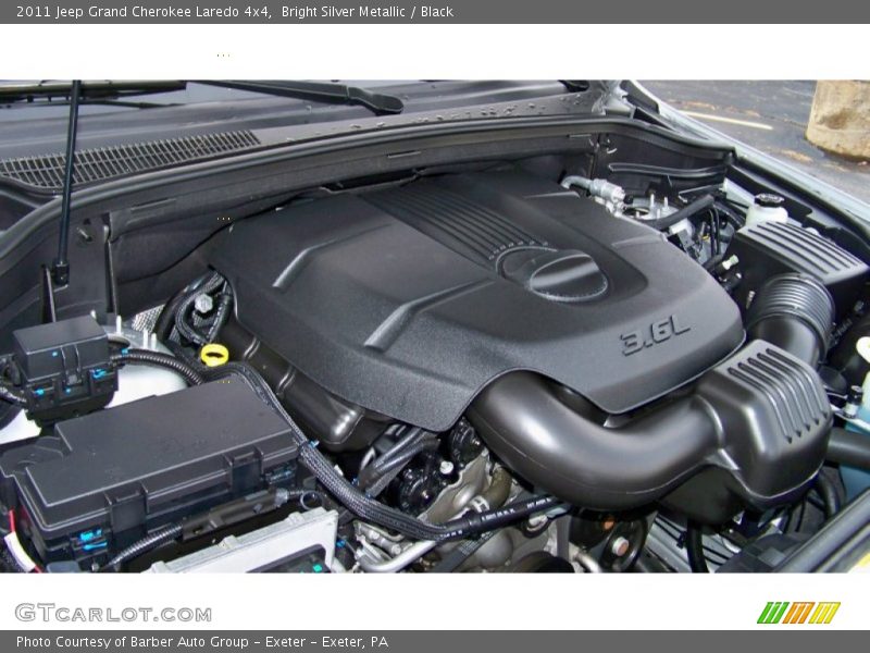 Bright Silver Metallic / Black 2011 Jeep Grand Cherokee Laredo 4x4