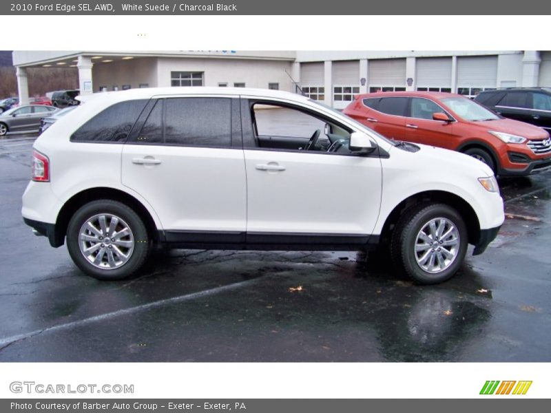 White Suede / Charcoal Black 2010 Ford Edge SEL AWD