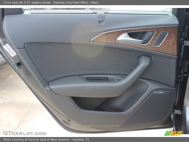 Daytona Grey Pearl Effect / Black 2014 Audi A6 3.0T quattro Sedan