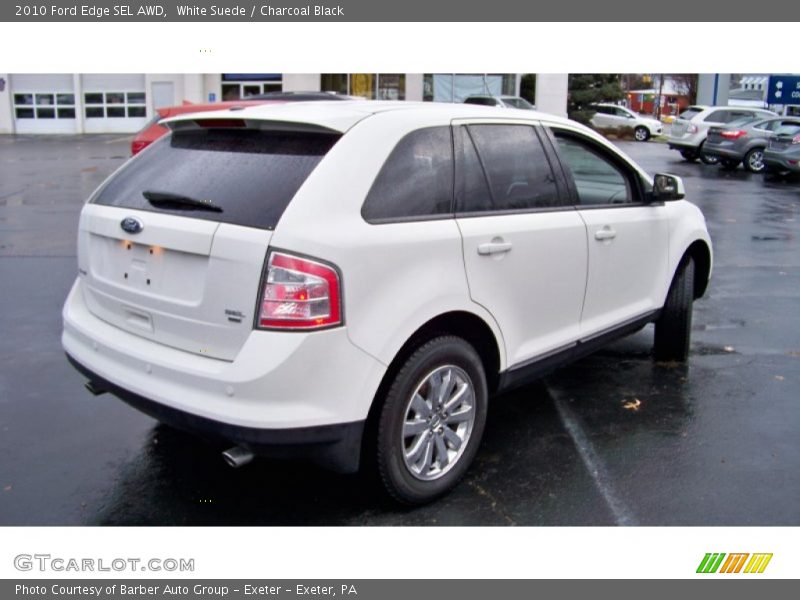 White Suede / Charcoal Black 2010 Ford Edge SEL AWD