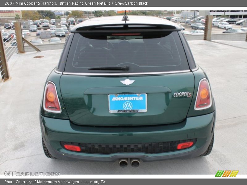 British Racing Green Metallic / Grey/Carbon Black 2007 Mini Cooper S Hardtop