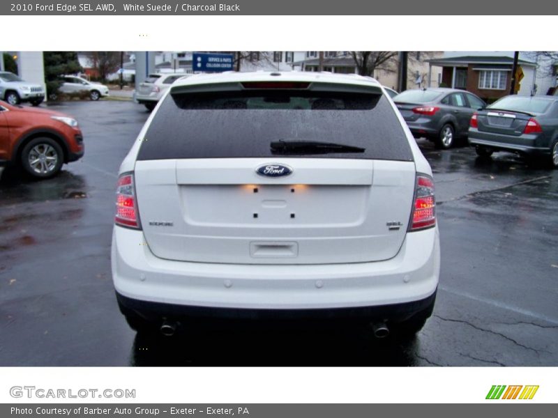 White Suede / Charcoal Black 2010 Ford Edge SEL AWD