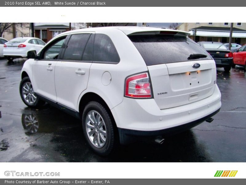 White Suede / Charcoal Black 2010 Ford Edge SEL AWD