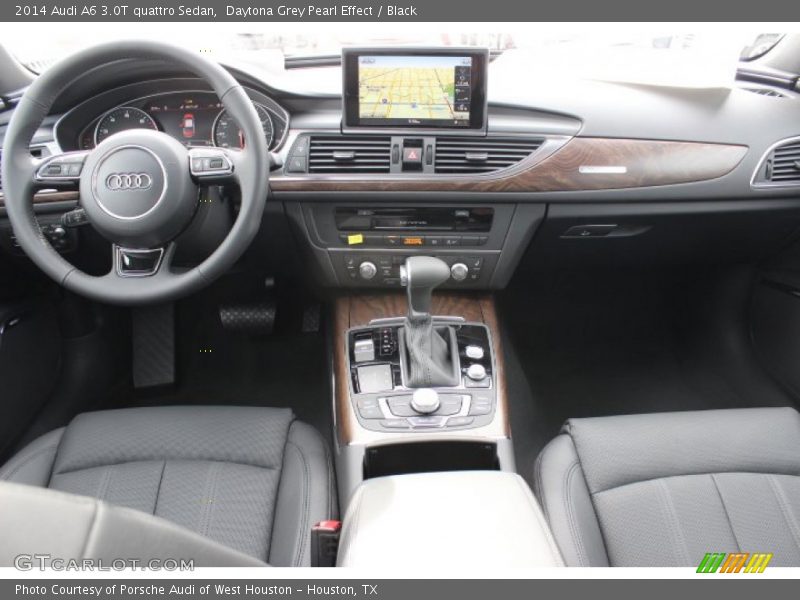 Daytona Grey Pearl Effect / Black 2014 Audi A6 3.0T quattro Sedan