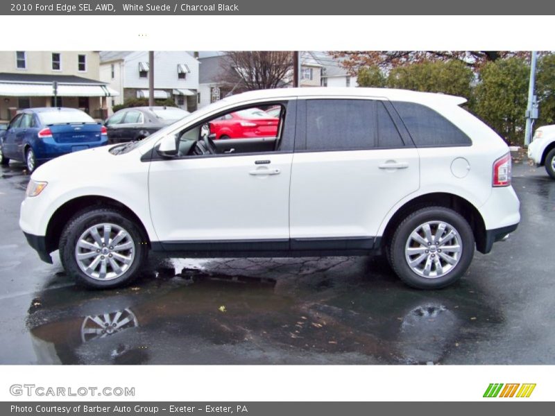 White Suede / Charcoal Black 2010 Ford Edge SEL AWD