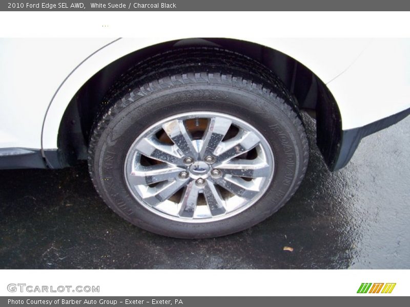 White Suede / Charcoal Black 2010 Ford Edge SEL AWD