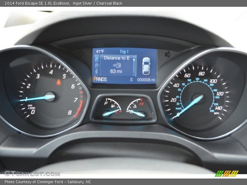 Ingot Silver / Charcoal Black 2014 Ford Escape SE 1.6L EcoBoost