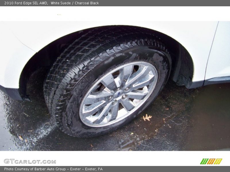 White Suede / Charcoal Black 2010 Ford Edge SEL AWD