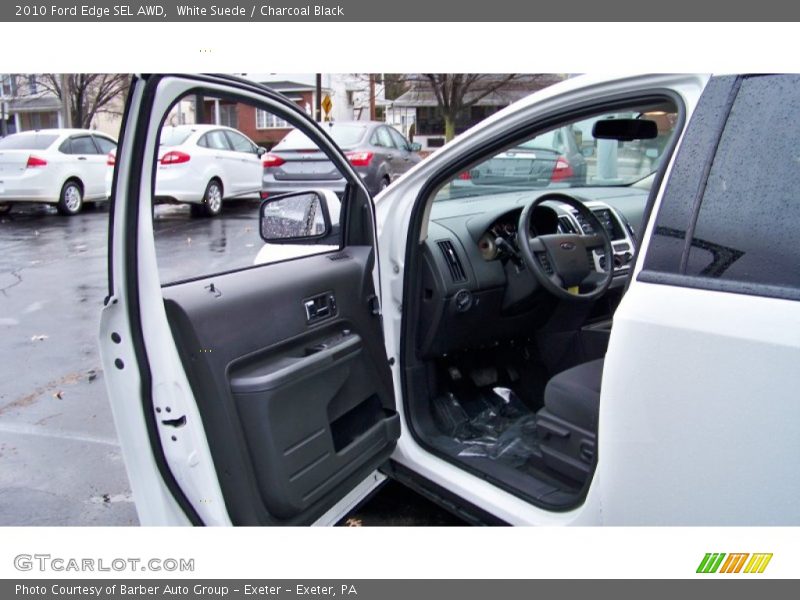 White Suede / Charcoal Black 2010 Ford Edge SEL AWD
