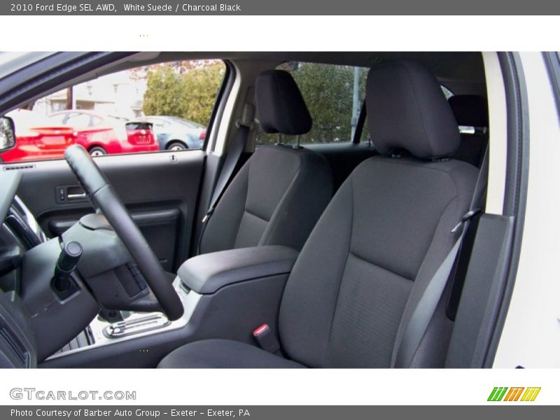 White Suede / Charcoal Black 2010 Ford Edge SEL AWD