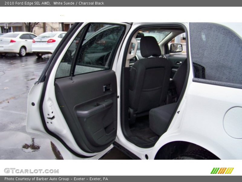 White Suede / Charcoal Black 2010 Ford Edge SEL AWD